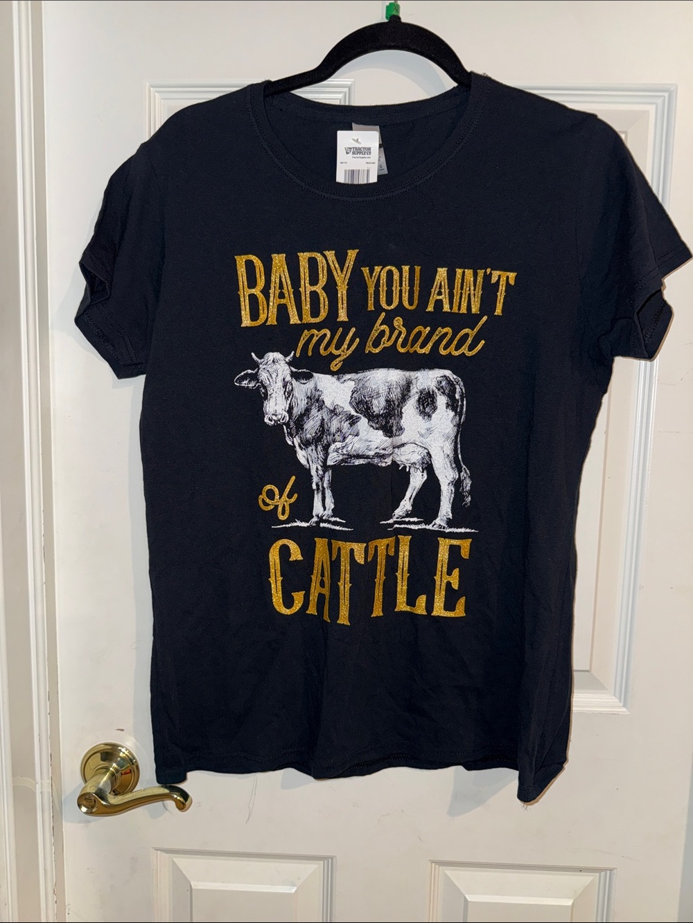 Humor Country/Cowgirl/ Farm Black Tee 🌺2 for $10!🌺